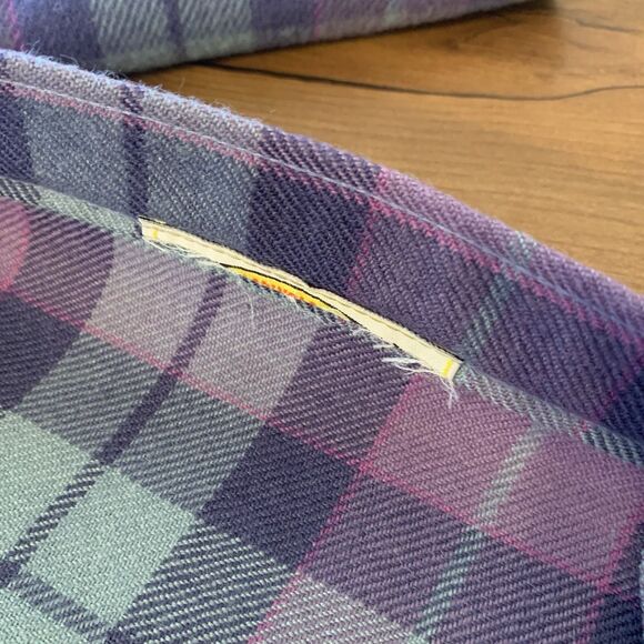 JAMES PRINGLE WEAVERS Ferguson Tartan Pleated Kilt & Scarf Buckles Wool Purple - Picture 12 of 15